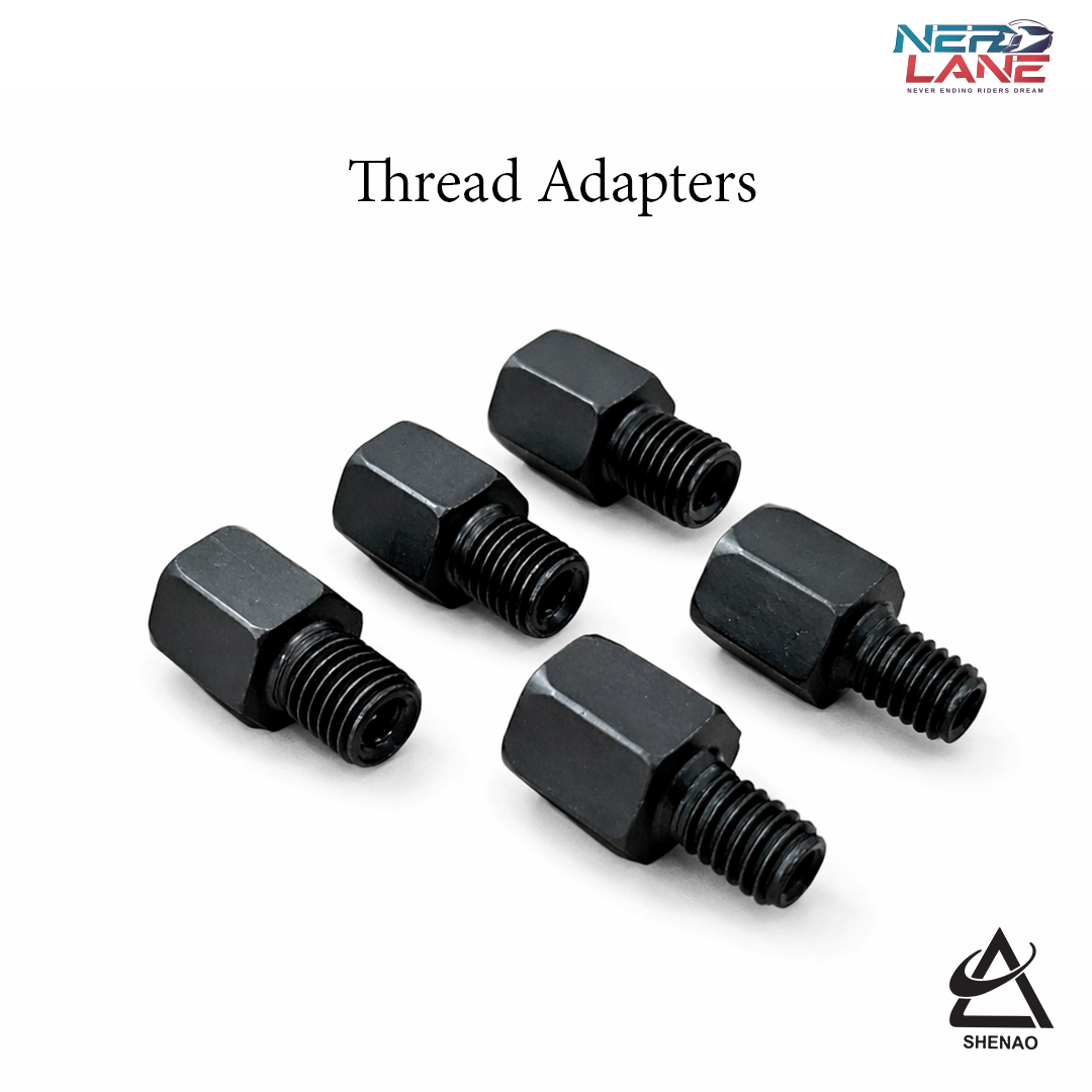 Shenao Adventure Mirrors 2.0 | Universal Adjustable Motorcycle Handlebar Mirrors (Pair)