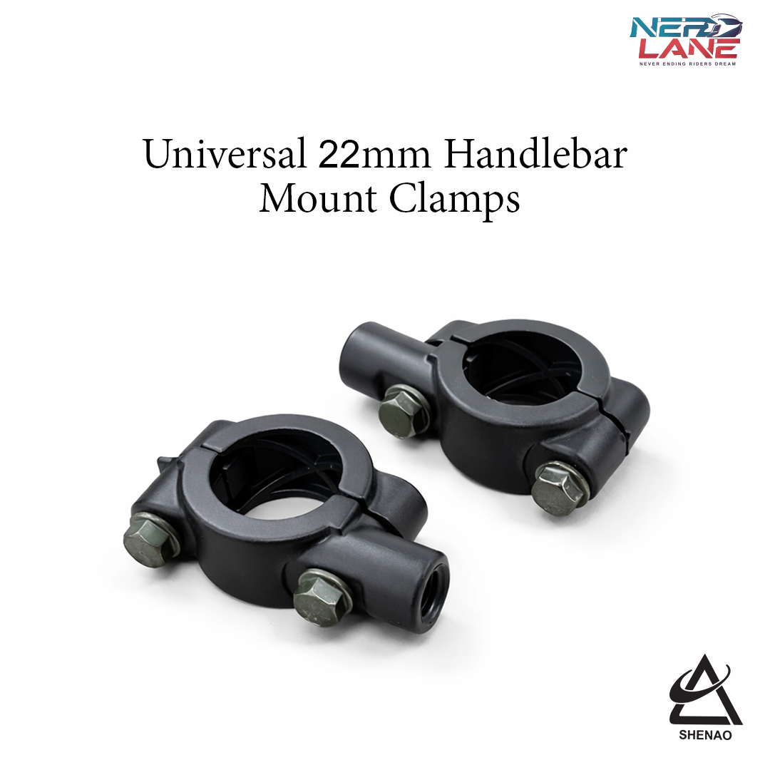 Shenao Adventure Mirrors 2.0 | Universal Adjustable Motorcycle Handlebar Mirrors (Pair)