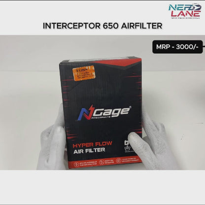NGage Hyper Flow Air Filter For Royal Enfield Twins 650