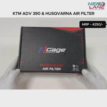 NGage Hyper Flow Air Filter For KTM BS6 200 / 250 / 390 and Husqvarna 250